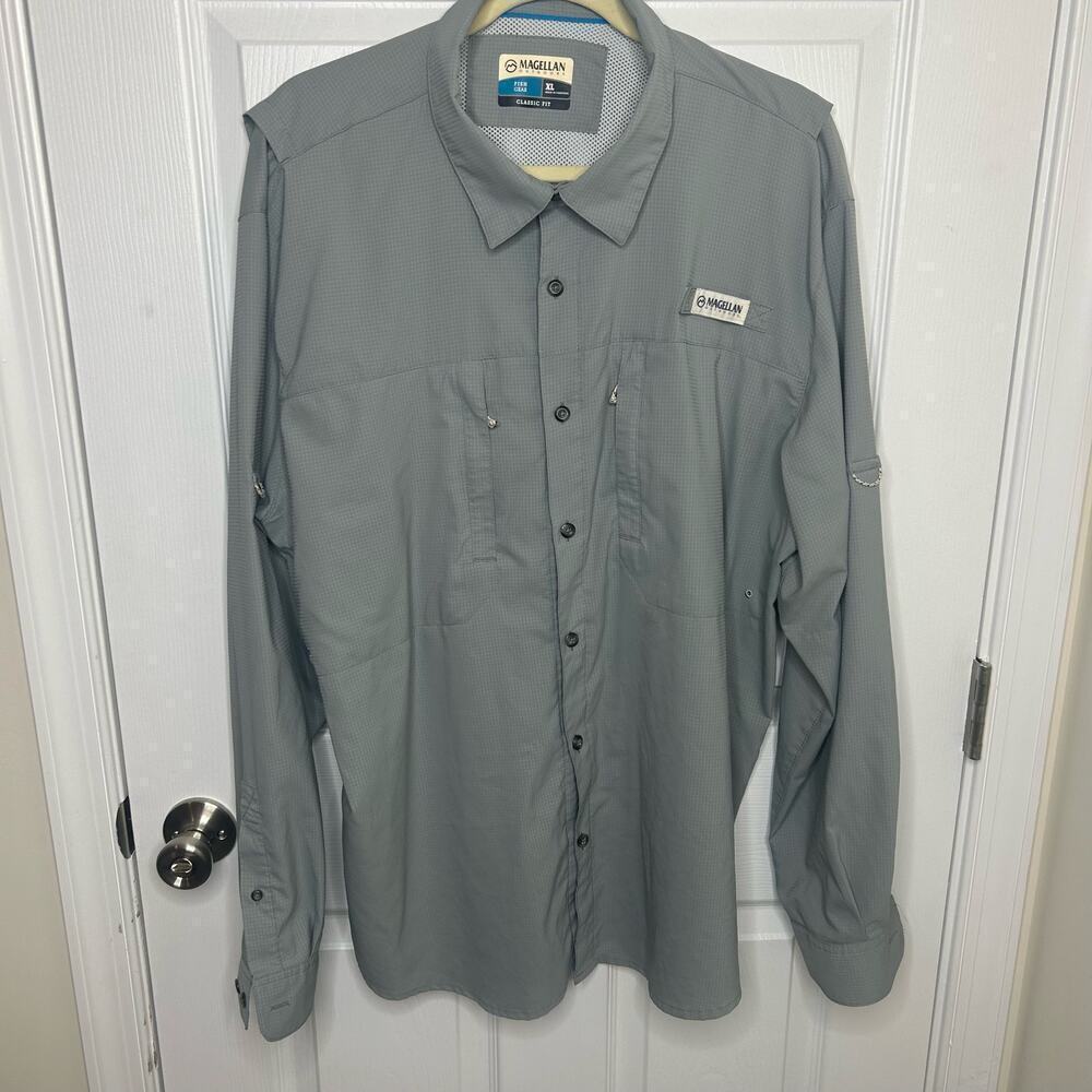Magellann Men's Shirt Size XL Fish Gear Hike Walking Outdoor